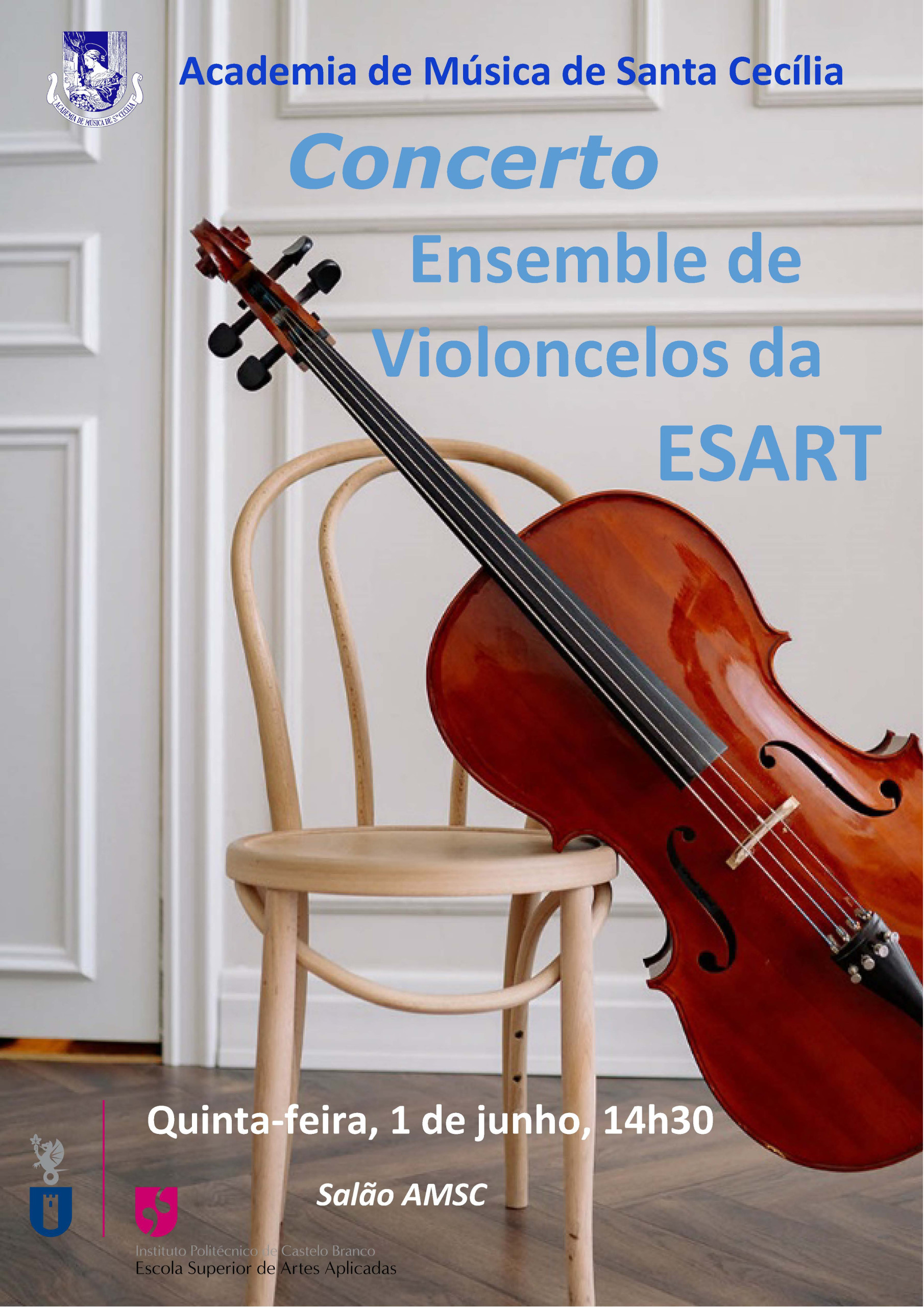 Concerto Ensemble de Violoncelos da ESART – Academia de Música de Santa ...